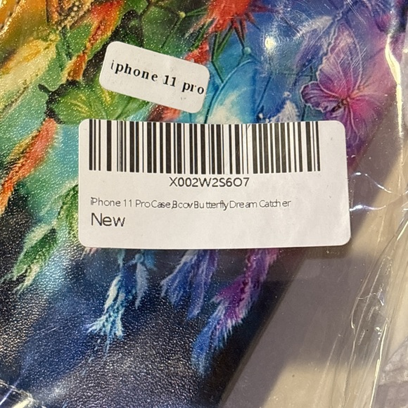 New Bcov iPhone 11 Pro Case, Bright Butterfly Multifunctional Wallet Flip - Picture 8 of 10